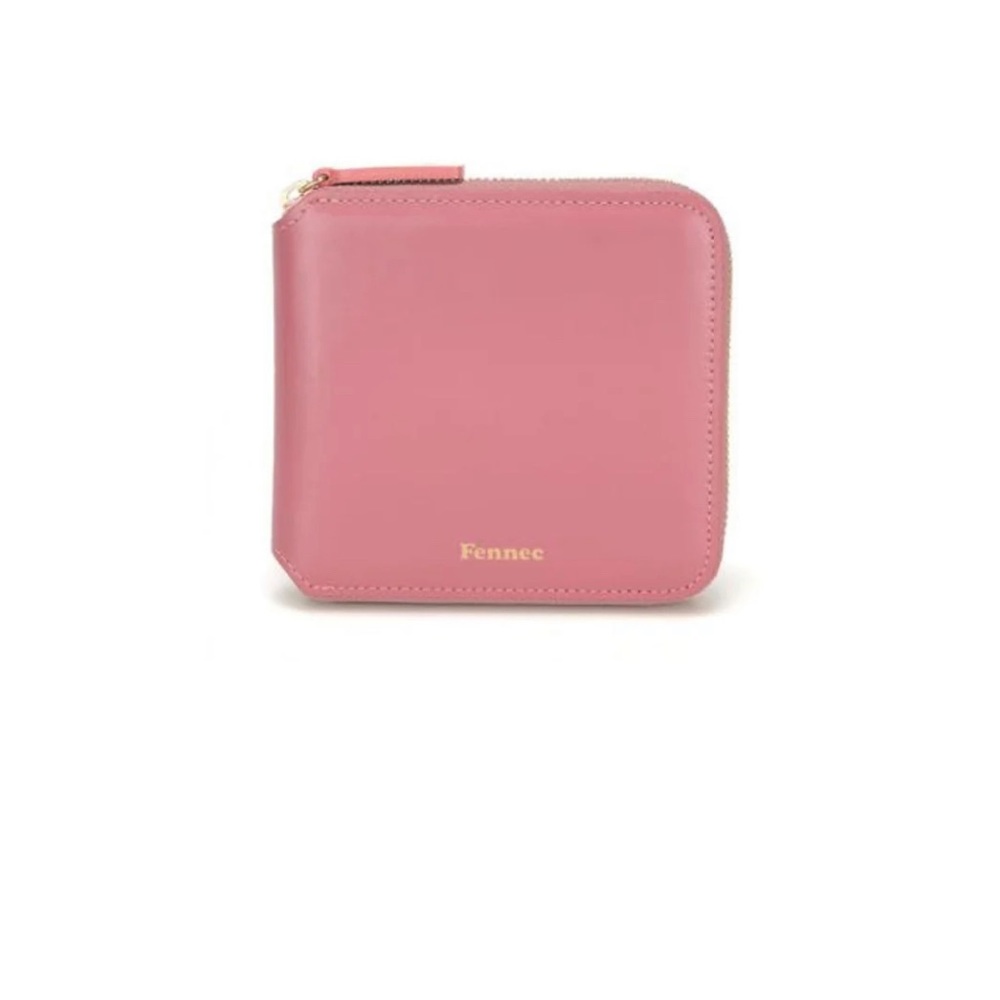 Fennec square Zipper Wallet Rose Pink
